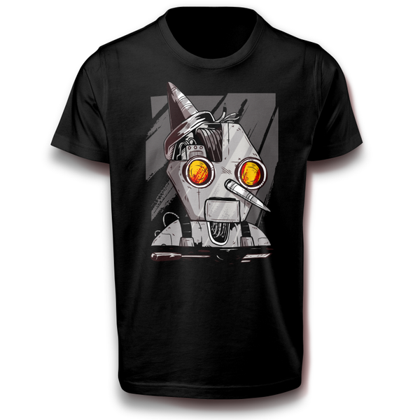 Roboter Marionette Pinocchio Design T-Shirt 122 - 3XL Baumwolle Humanoider Mecha Science Fiction Cyberpunk Fun