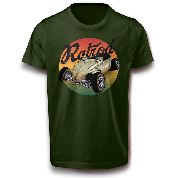 Auto Hot Rod Oldtimer Fahrer T-Shirt 122 - 3XL Baumwolle Hohe Energie Power hotrod V8 Vintage Old Style