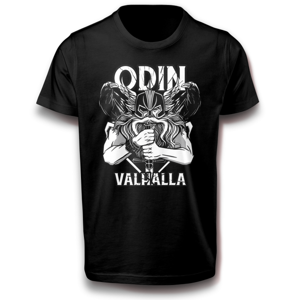 Odin Walhalla Wikinger Frauen Männer T-Shirt 122 - 3XL Baumwolle