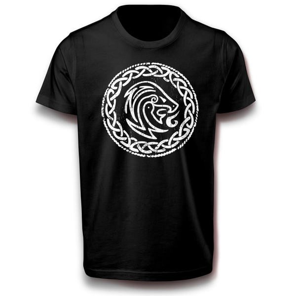 Wikinger Symbol Nordisch Embleme Walhalla Schild T-Shirt 122 - 3XL Baumwolle Keltische Welt Rune