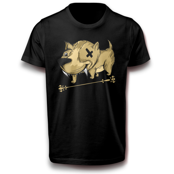 Hund mit Humor Lustig Witzig Fun Kämpfer T-Shirt 122 - 3XL Baumwolle Tier Haustier