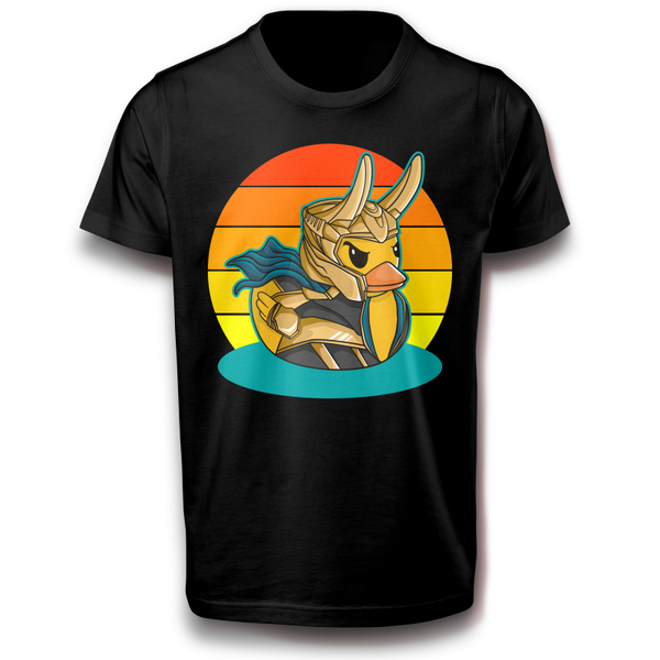 Superheld Entenparodie Lustiges Ente T-Shirt Design Held Kämpfer 122 - 3XL Baumwolle Spaß Geschenkidee