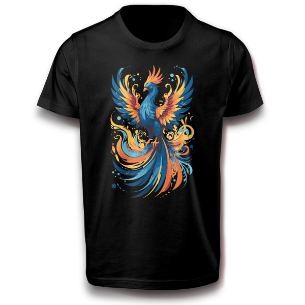 Der neugeborene Sohn Phönix T-Shirt 122 - 3XL Baumwolle Vogel Feuervogel  Ägypten Tier Fun