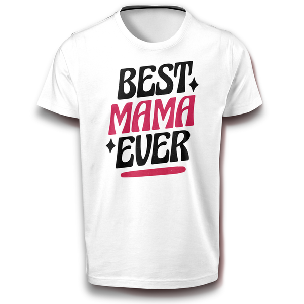 Beste Mama aller Zeiten Zitat Mutter Familie T-Shirt weiß XS - 3XL Baumwolle Spaß Lustig Geschenkidee Fun