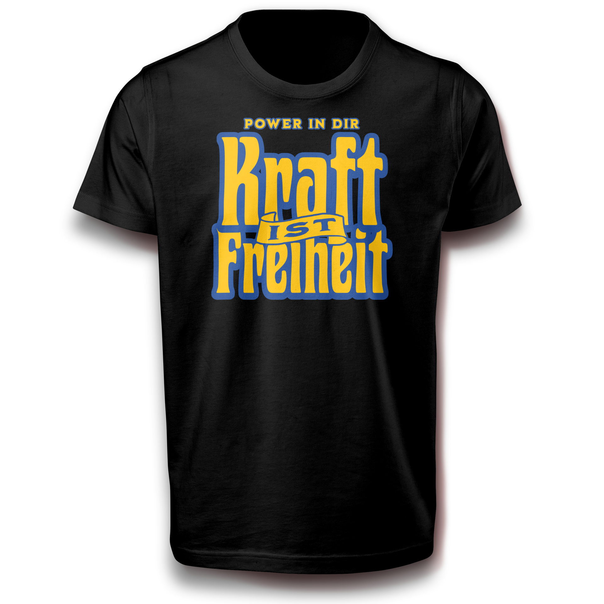 Power in Dir - Retro Design T-Shirt „Kraft ist Freiheit“