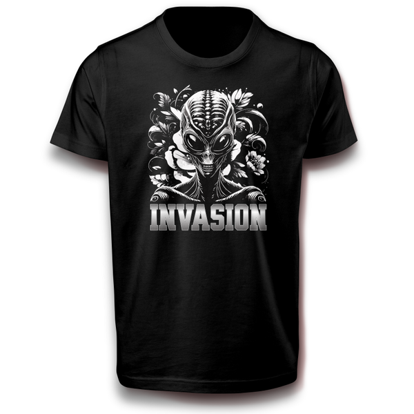 Alien T-Shirt „Invasion“ für Sci-Fi-Fans und Liebhaber
