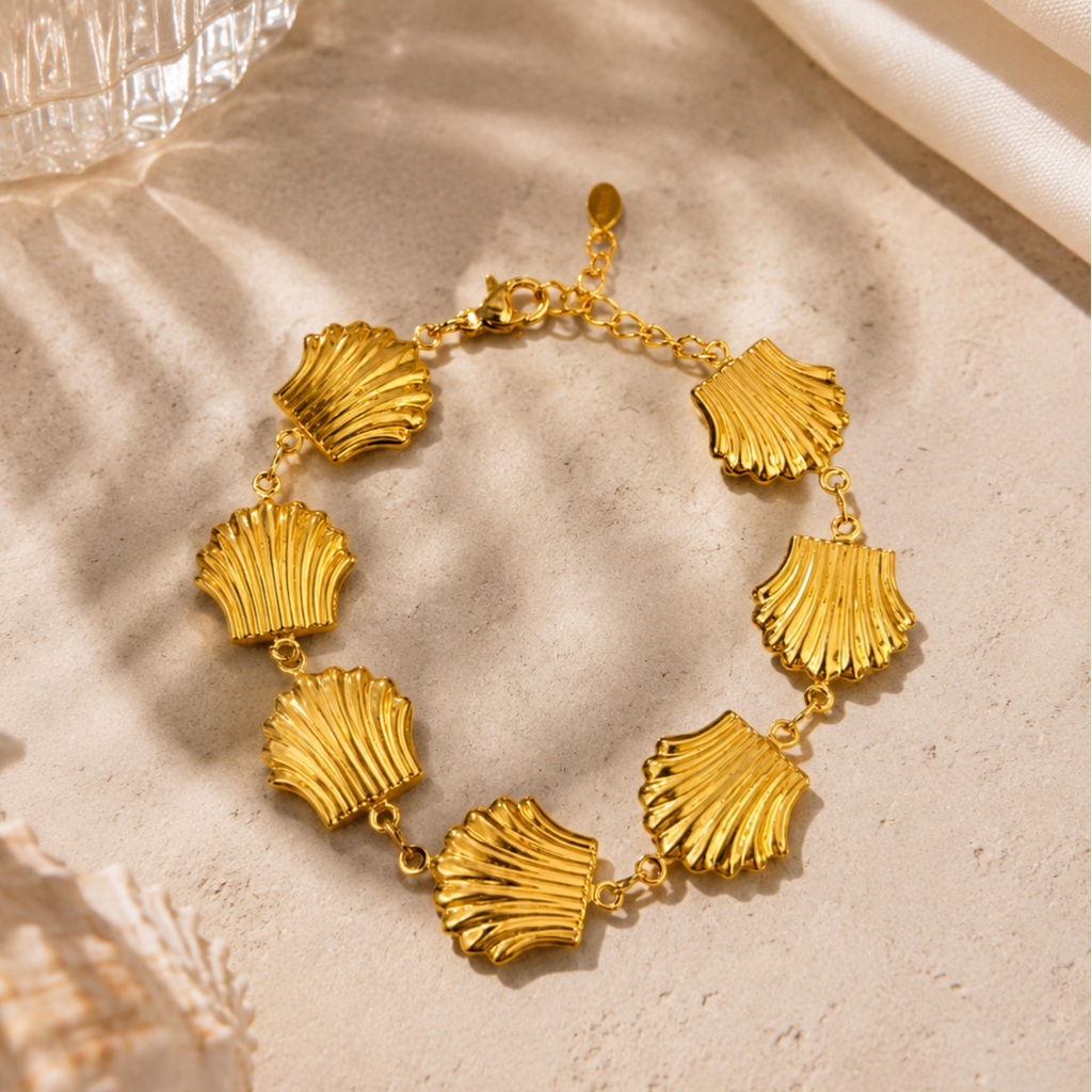 Golden Shells bracelet