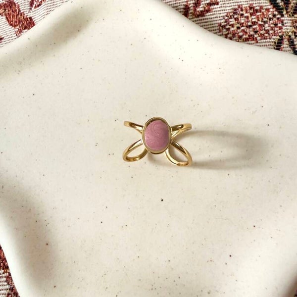 Lola ring Pink
