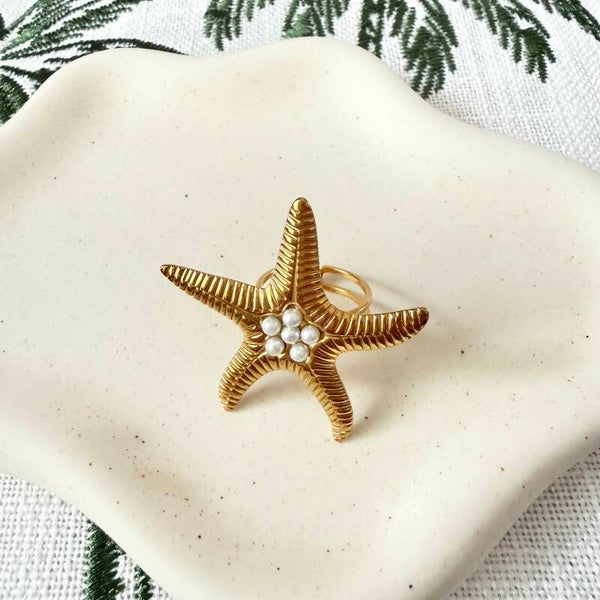 Star ring pearls