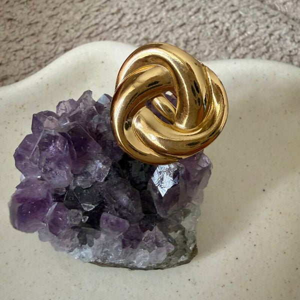 Knot ring goud