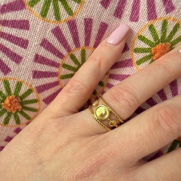 Classy ring goud