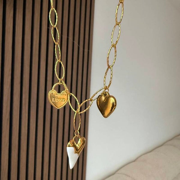 White luxe necklace