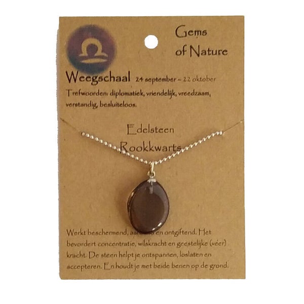 Sterrenbeeld ketting weegschaal