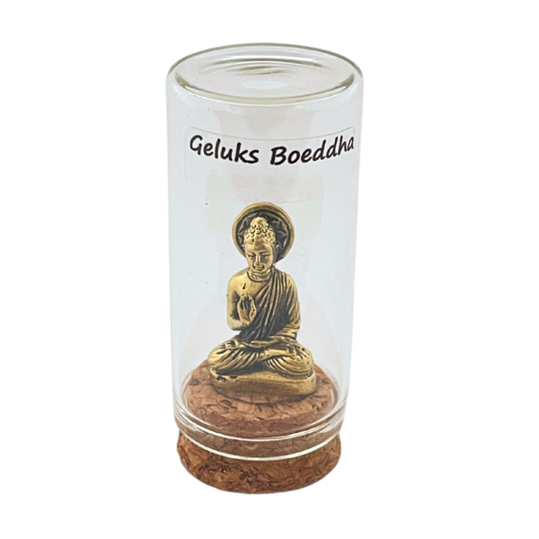 Geluksboeddha in stolp