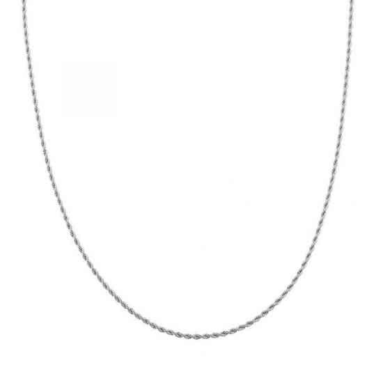 Ketting gedraaide schakel goud of zilver