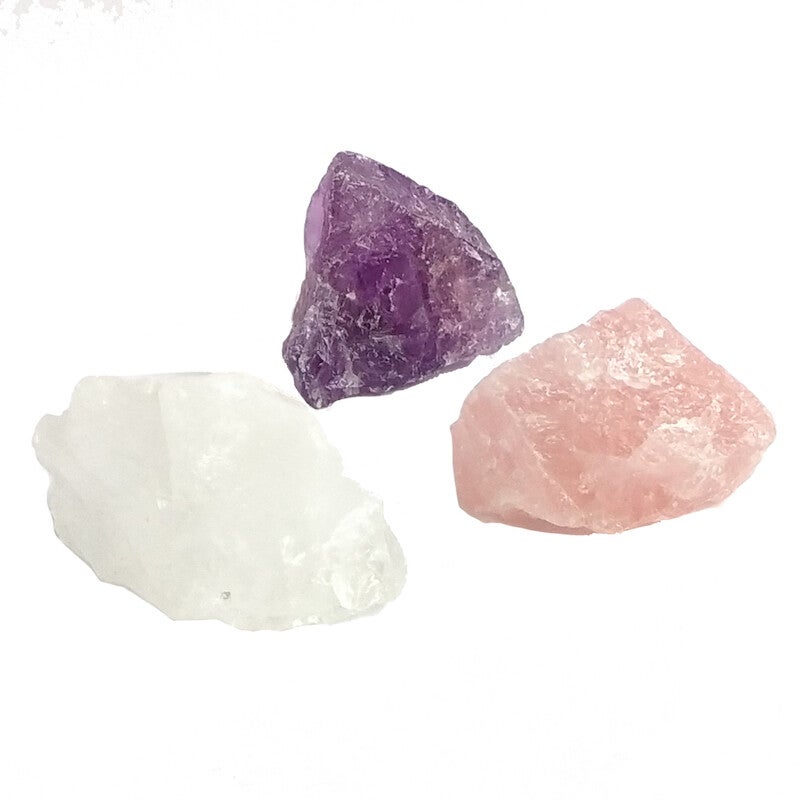 Gouden driehoek ruwe stukjes