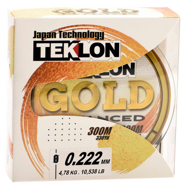 Teklon Gold | Monofilament zeevislijn | diverse diktes | 300 meter