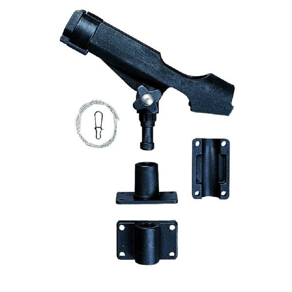 Hengelsteun boot kunststof zwart