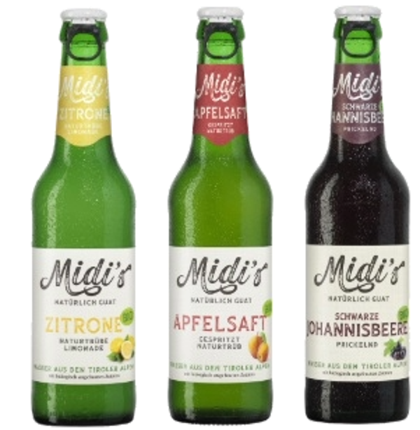 Midi's lemonade 0,0% 33cl (6-pack)