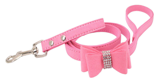 Strass extreme leiband Roos strik 120cm