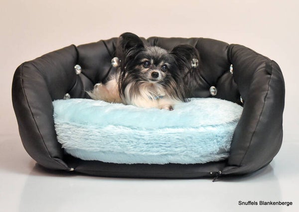 Sofa skye-leder & crystals