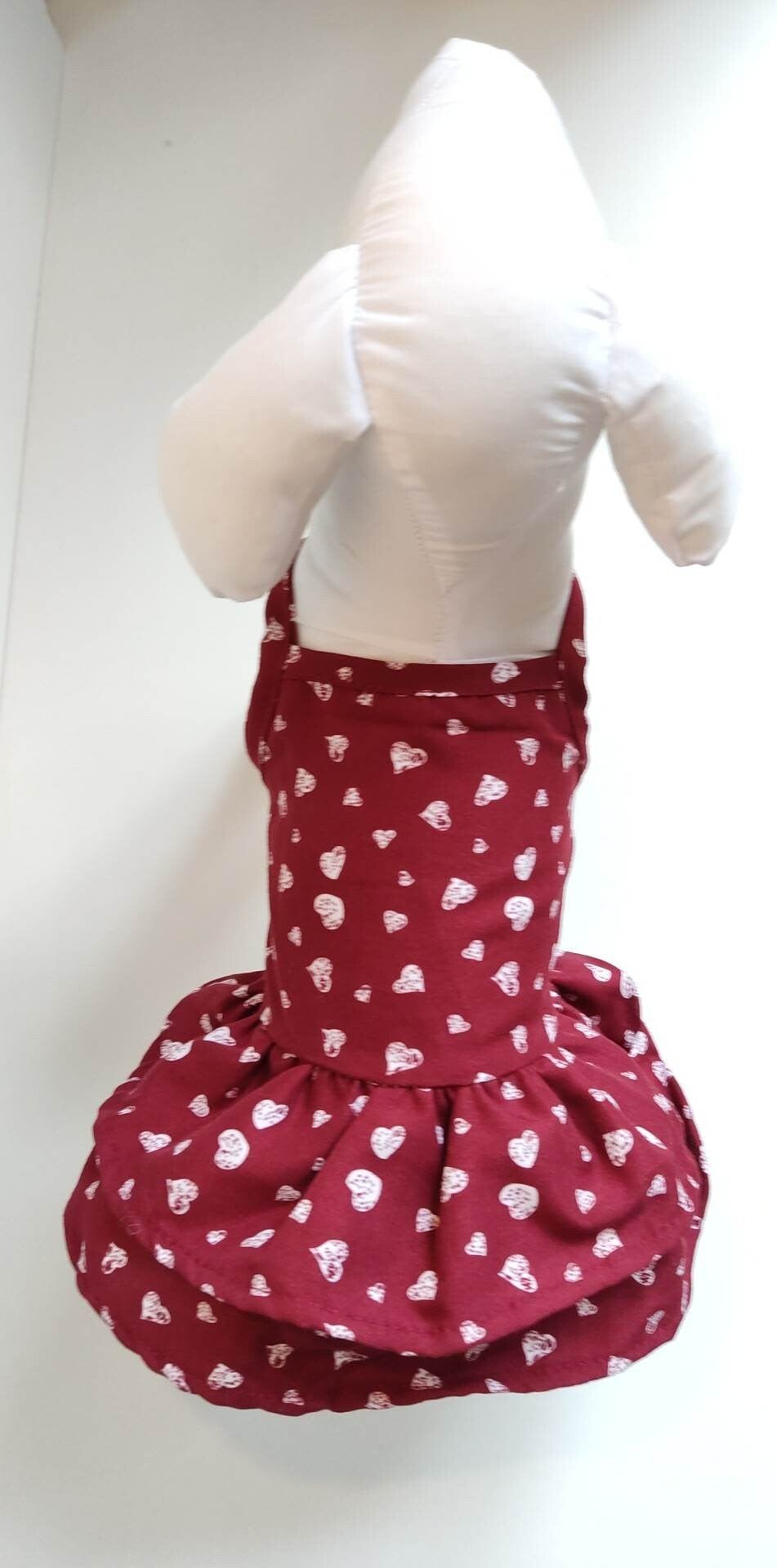 Kleedje Burgundy Hearts