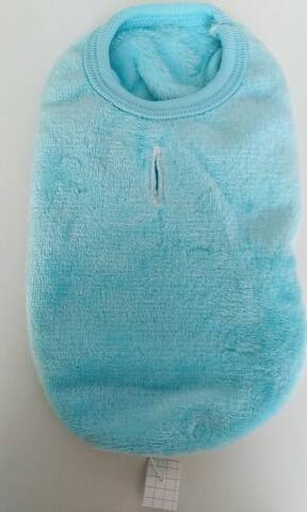 Fleece mini blauw 21cm