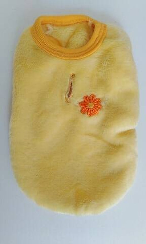 Fleece mini geel 21cm