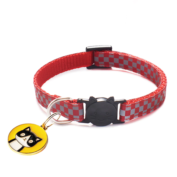 Halsband Kat Grand Prix Reflecterende rood