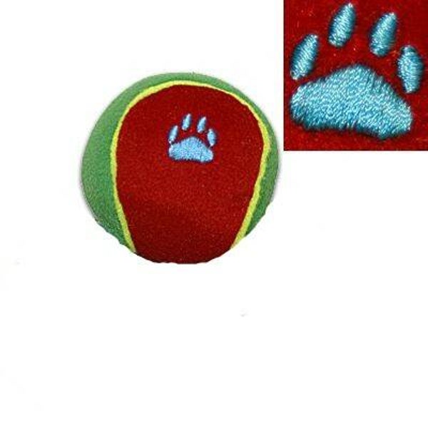Kerst soft pluche bal 5cm