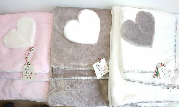 Fleece dekentjes , Bau Baru, Big Heart