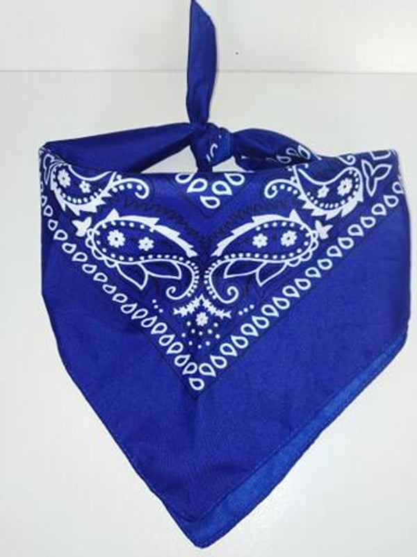 Bandana 80cm blauw