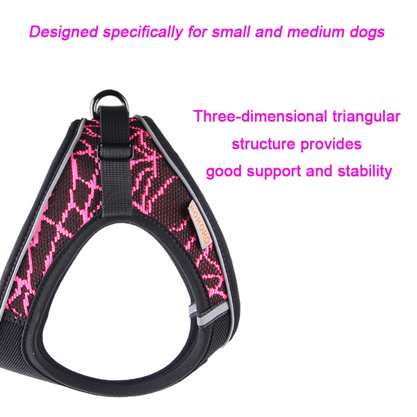 Comfy harnas Bliksem roze