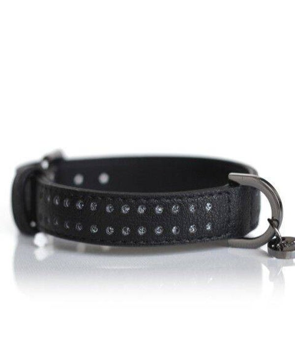 Milk&Pepper Collar zwart + golden strass dots