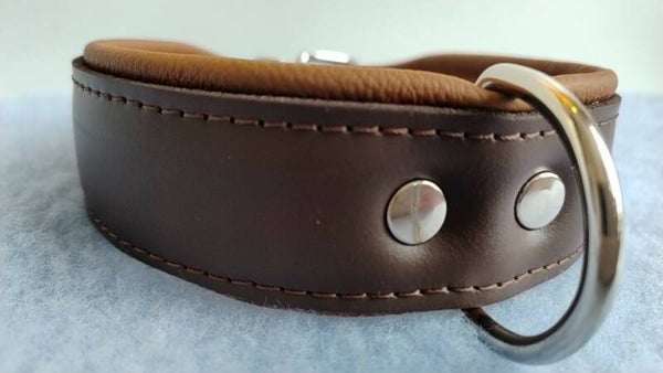 LEDER Classic Collar bruin/cognac CUIR 50mm