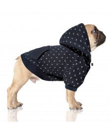 Milk&Pepper Hoody Pull Marine Bulldogmodel