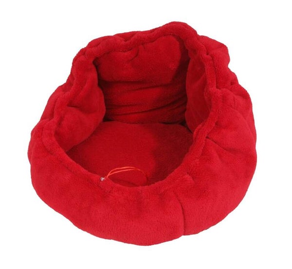 O'lala Fleece Knuffelgrot-mand Framboise