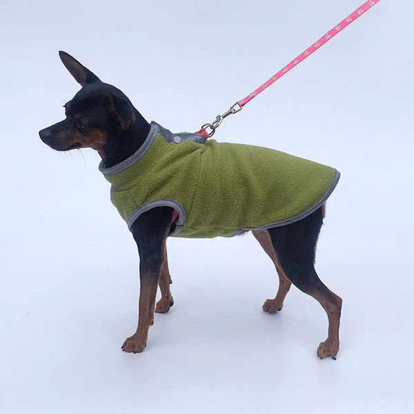 Fleece olijfgroen 25cm