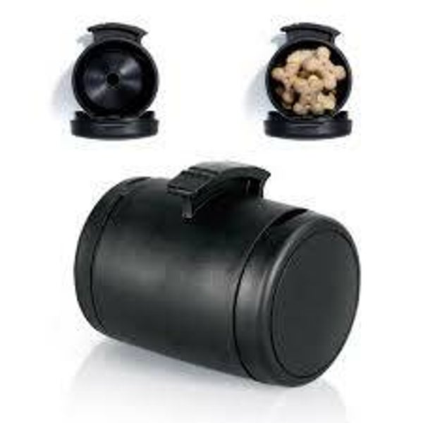 Flexi koker voor poepzakjes of beloningssnoepjes wit of zwart