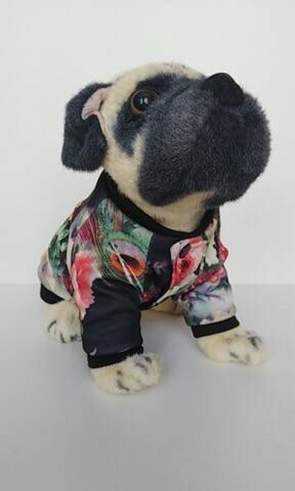 Flower Jacket zwart 37cm