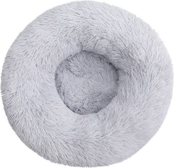Fluffy Donut licht grijs