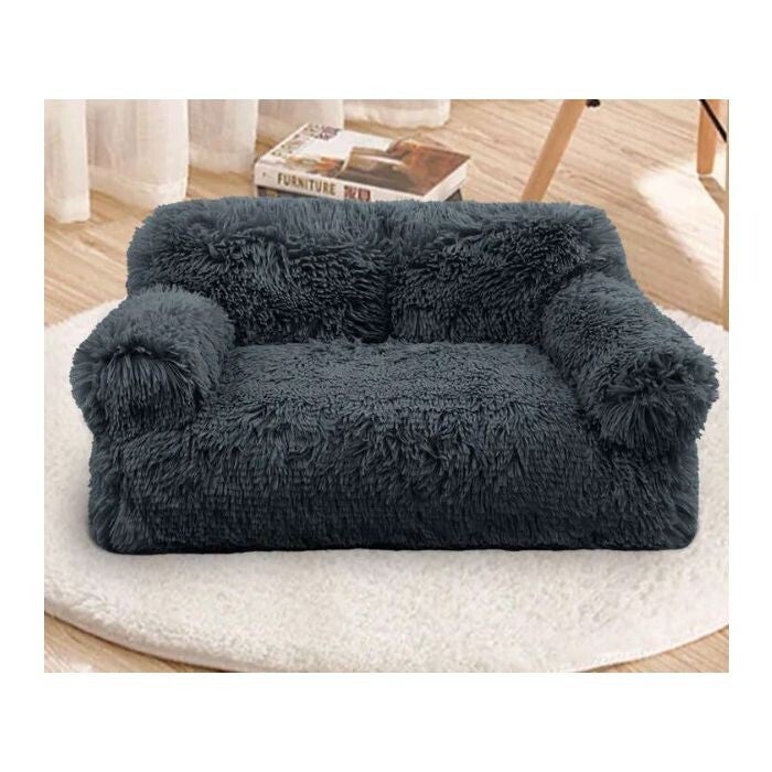 Fluffy Sofa mand 65cm antraciet