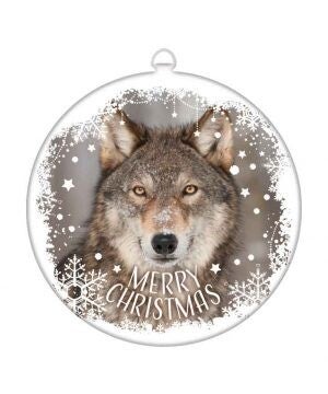 Blikken Kerstbol Wolf