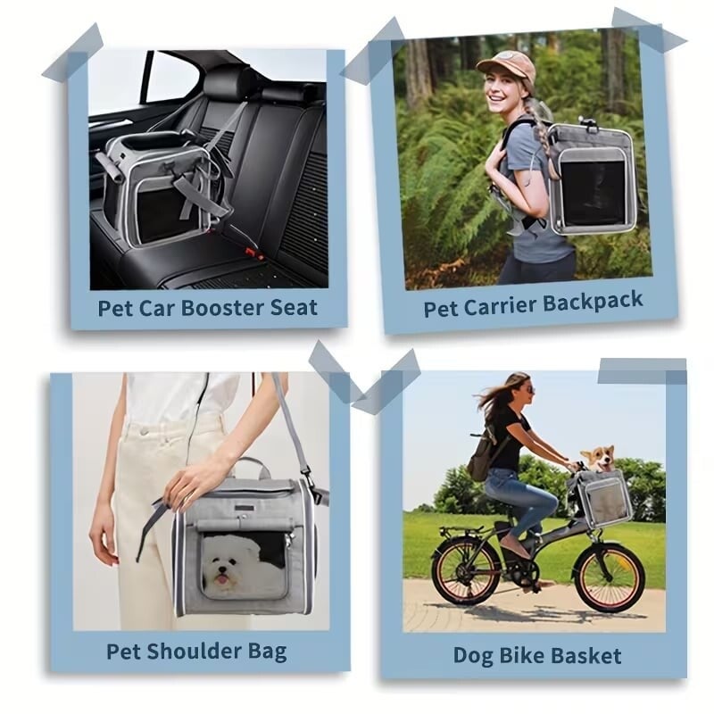 Front fiets- / slaap & rugtas 36*26*31cm