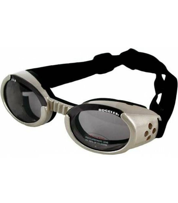 Doggles zilvergrijs medium