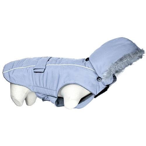 Winter & Regen Mantel reflect Grijs + afknoopbare bontkap