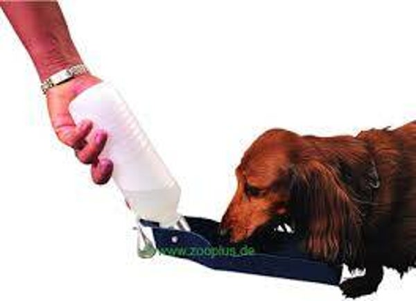 Drinkfles + bakje pvc