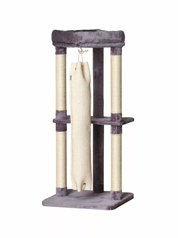 Krabpaal 140cm met Jute klim & klauter rol van 100cm