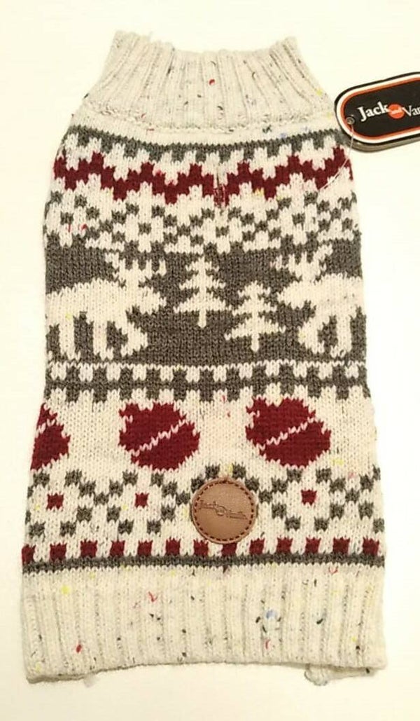 Kerstpull J&V beige