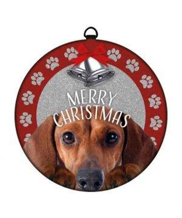 Blikken Kerstbol Teckel